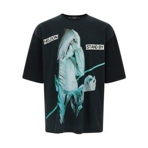 Undercover Graphic Black Cotton Jersey T-Shirt With Oversized Fit - NWT